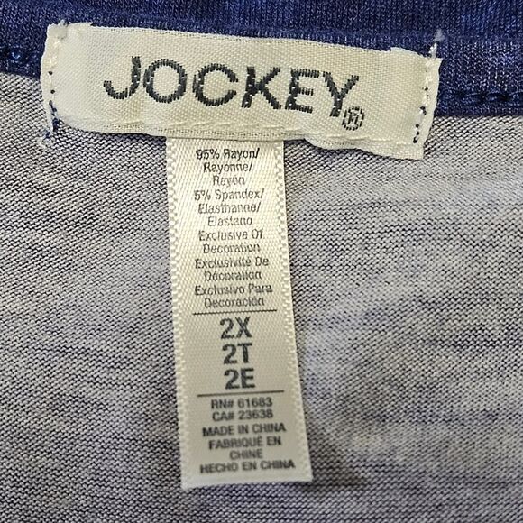 Jockey Performance Shirt Dark Blue Size 2X - Picture 7 of 8